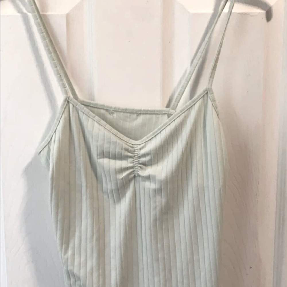Sage green tank top